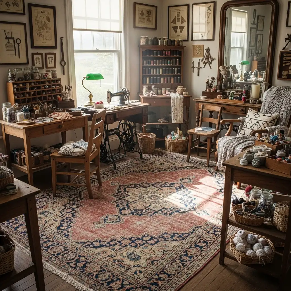 Lay a Hand-Me-Down Rug