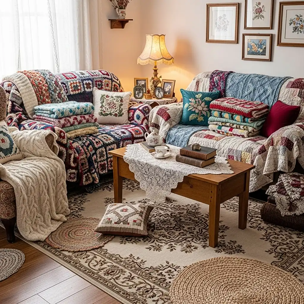 Layers of Textiles and Throws