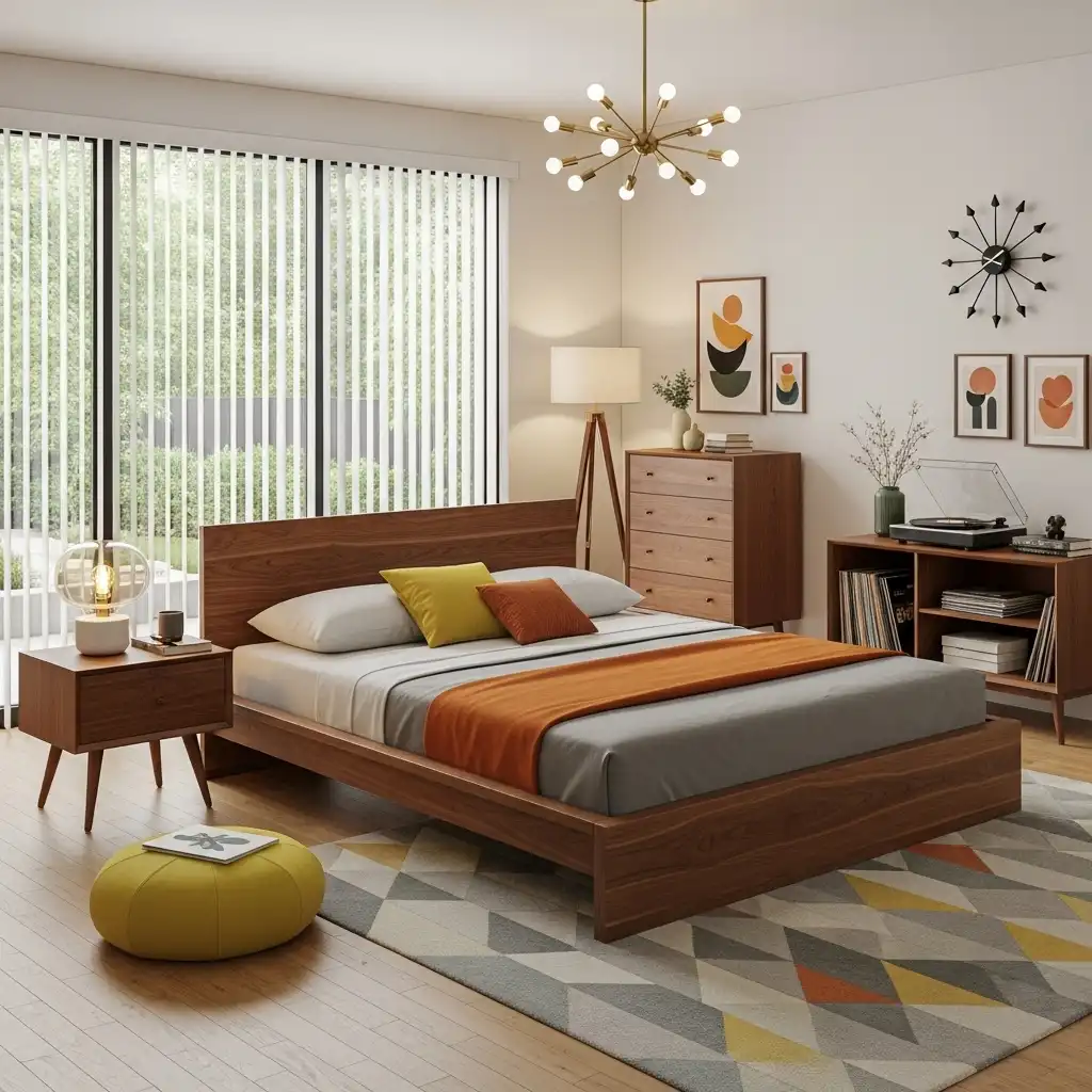 Low-Profile Platform Bed