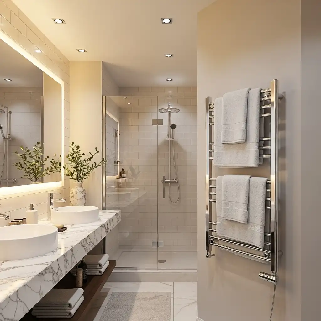 Master Bath Ideas Towel Warmer