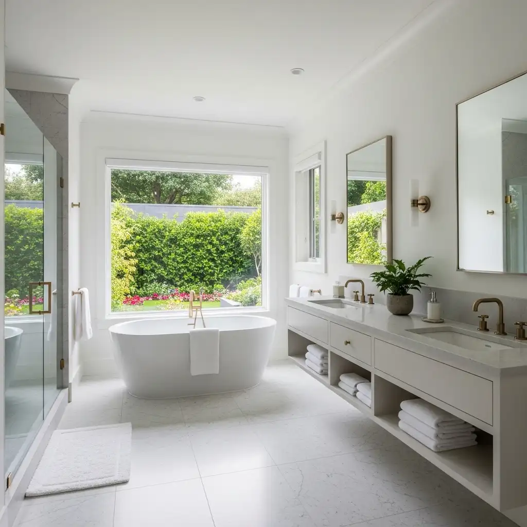 Master Bath Large Window