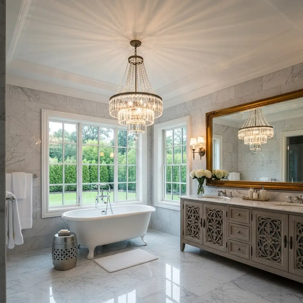 Master Bath Statement Light Fixture