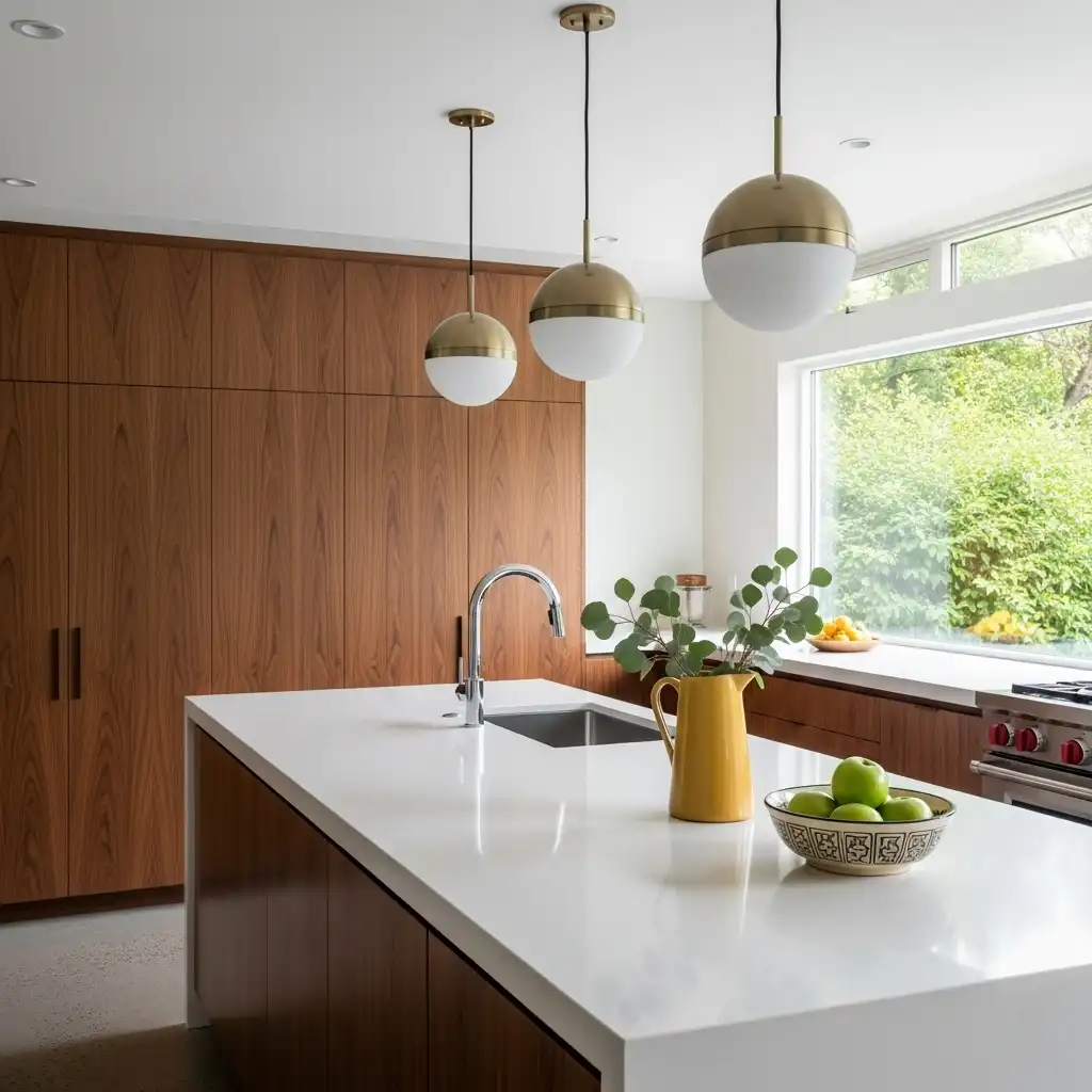 Mid Century Kitchen Minimalist Decor
