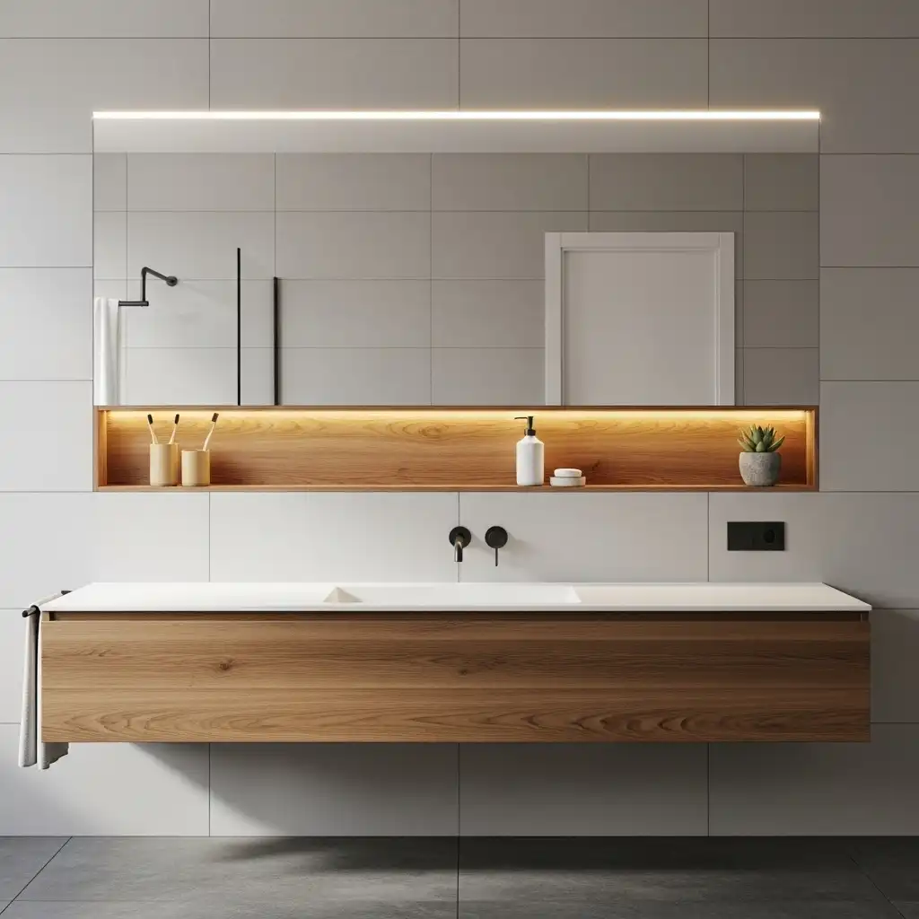 Mirror with Shelf or Cubby