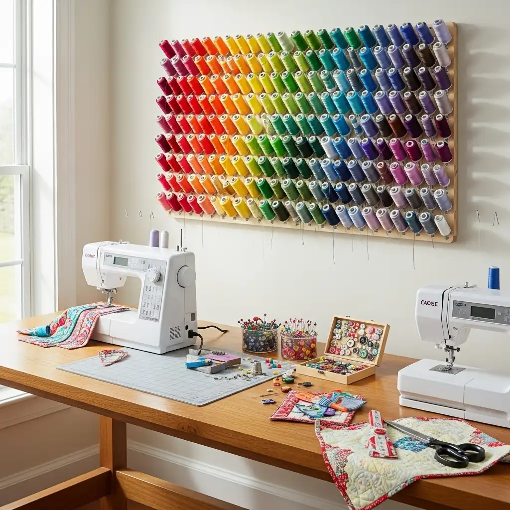 Mount Thread on a Wall Rack