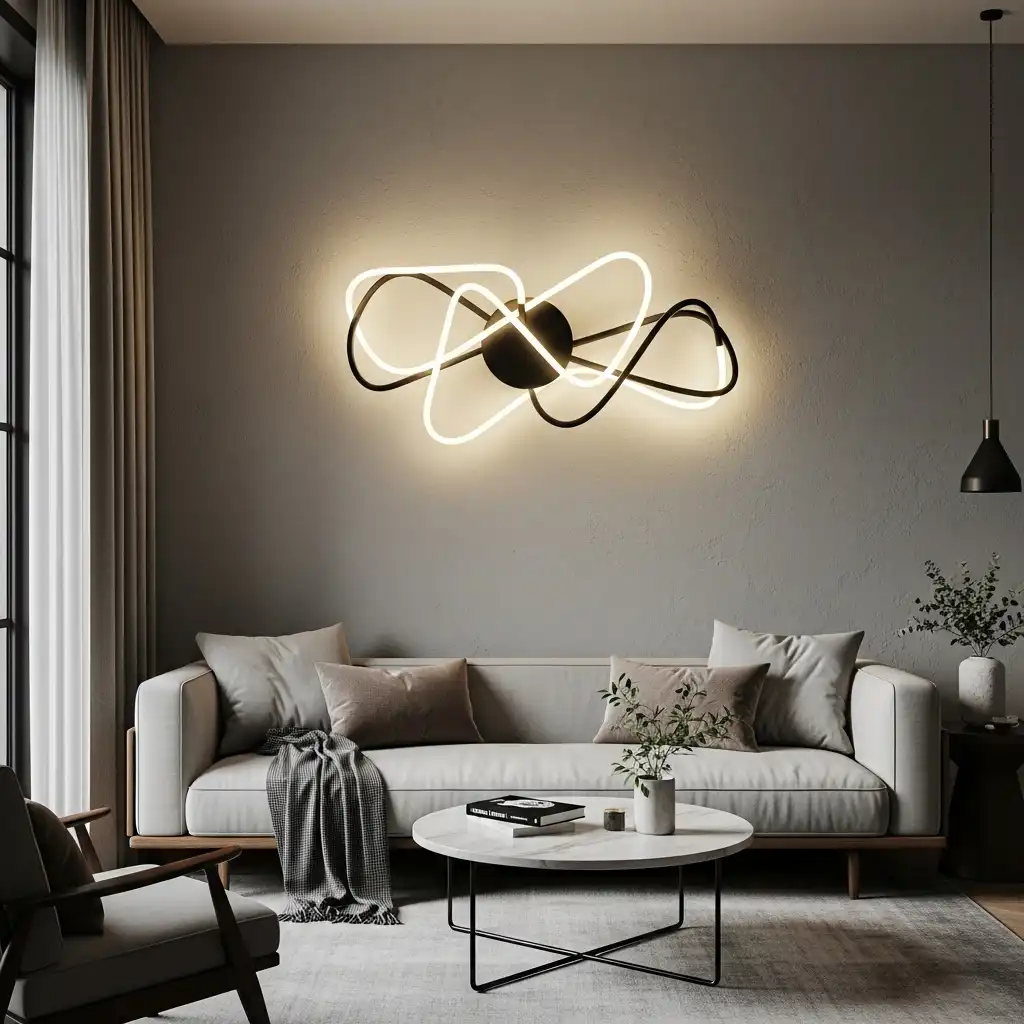 Oversized Wall-Mounted Light