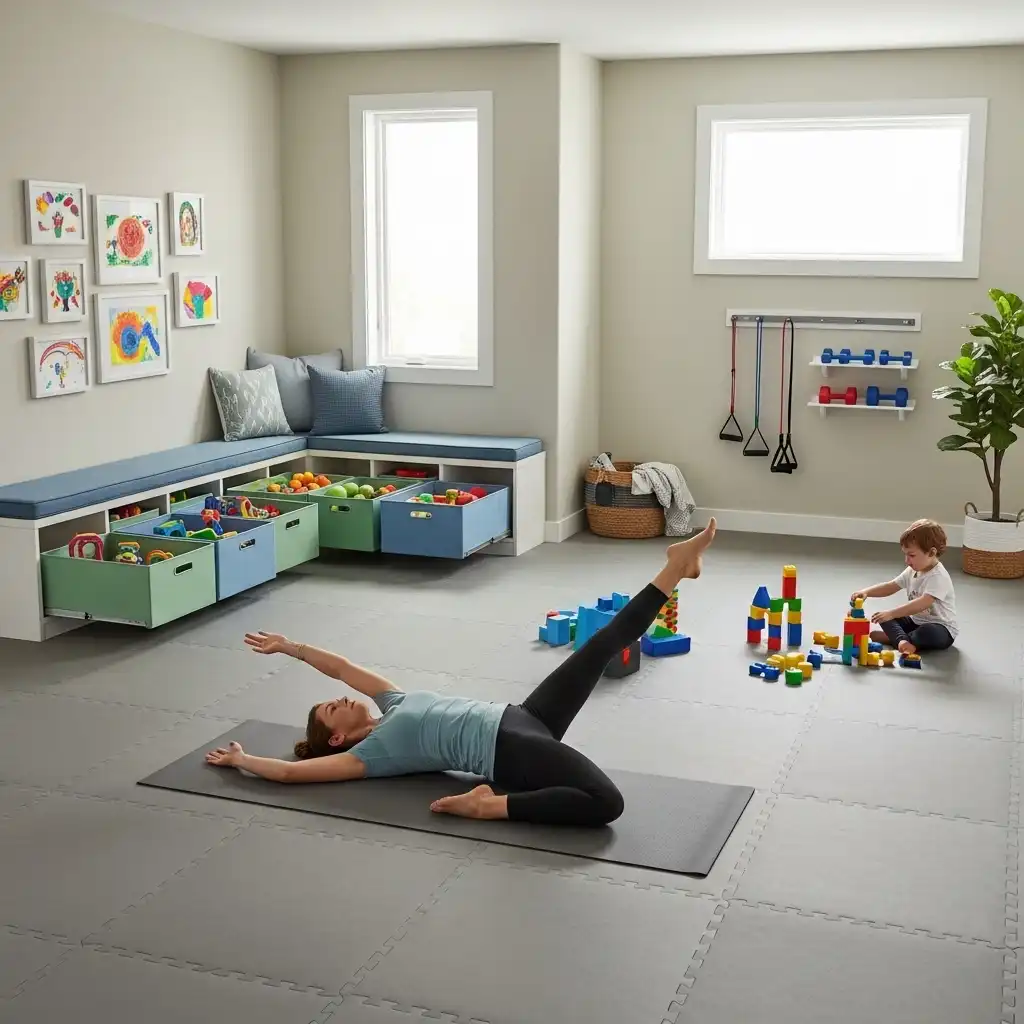 Playroom and Home Gym