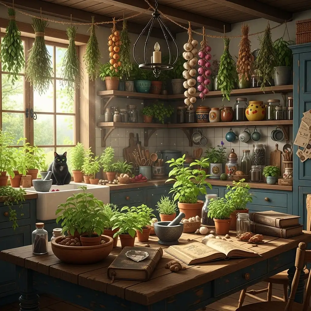 Plenty of Live Plants and Herbs