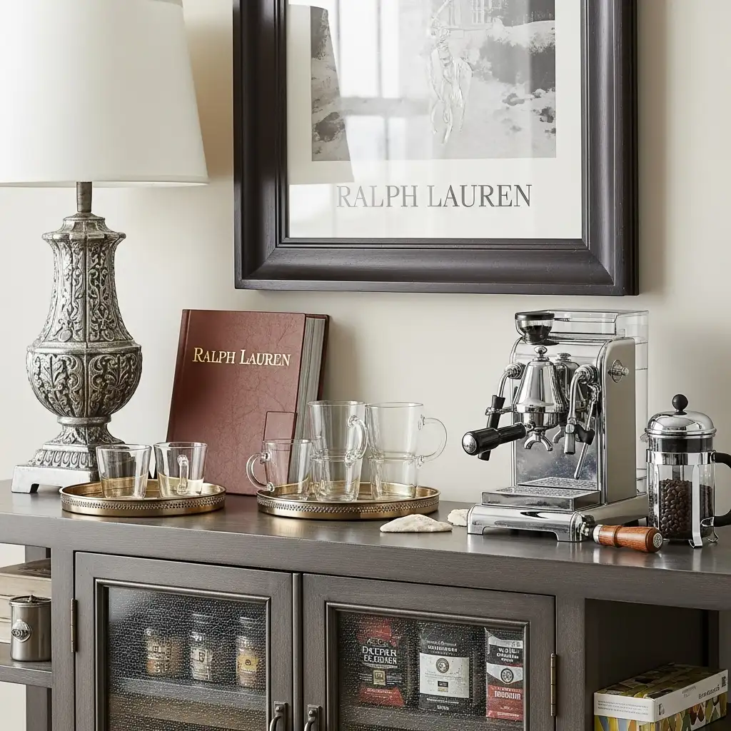 Ralph Lauren-Inspired Coffee Bar