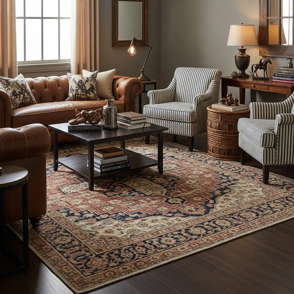 Ralph Living Room Wool or Jute Rug