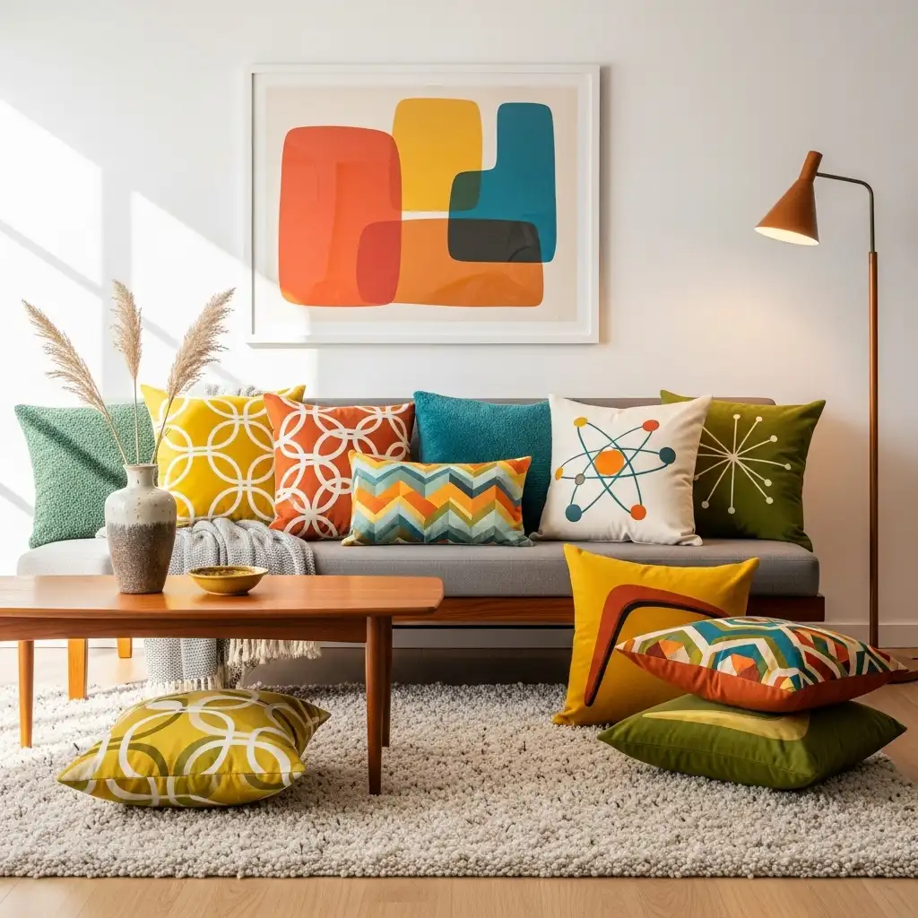 Retro-Inspired Pillows