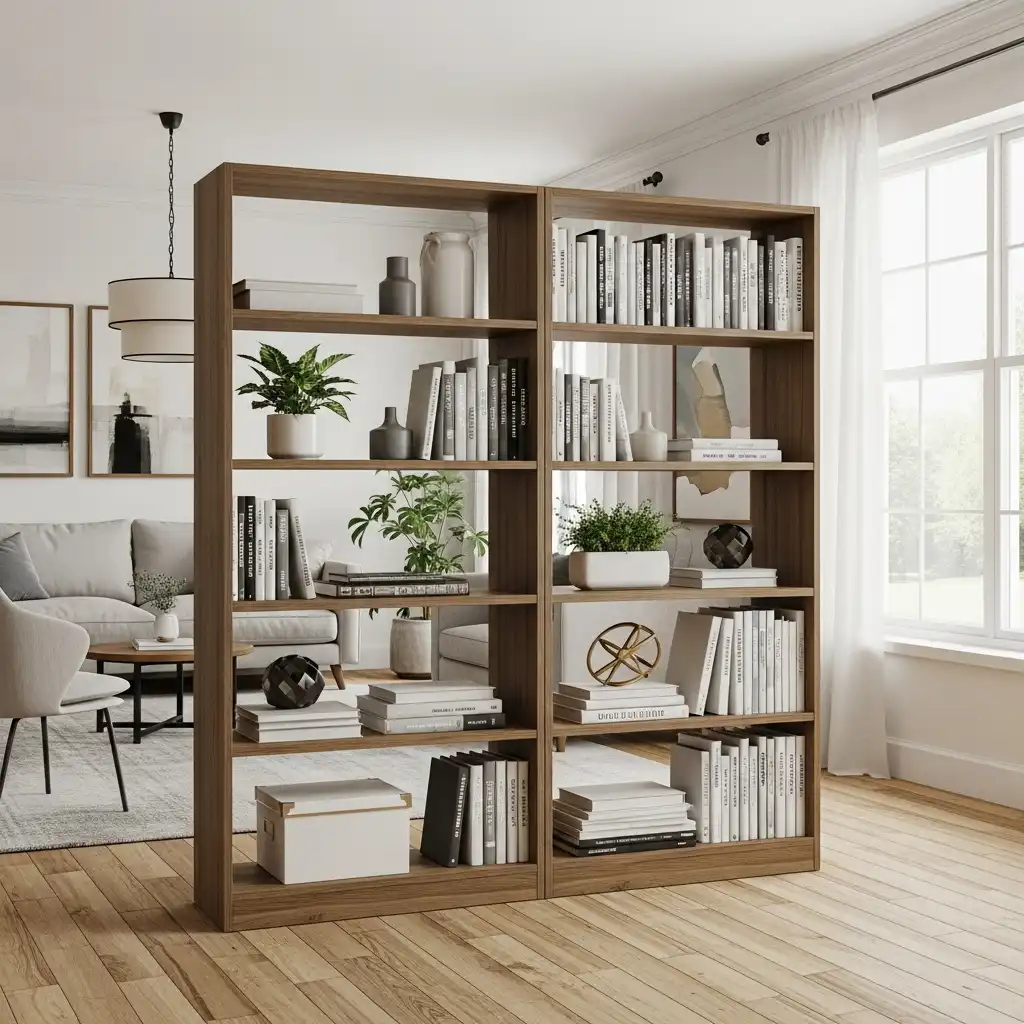Room Divider Ideas Bookshelf
