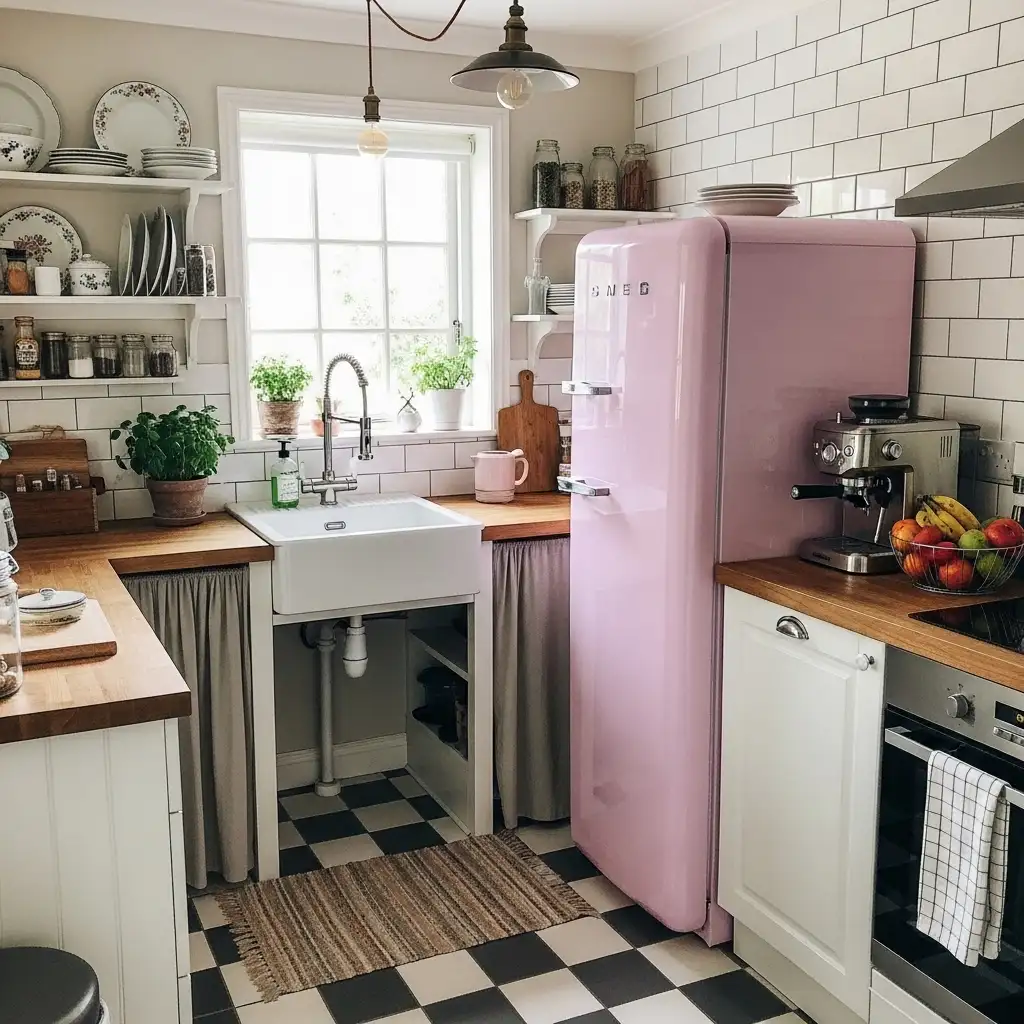 Small Cottage Kitchen Ideas A Vintage Appliance