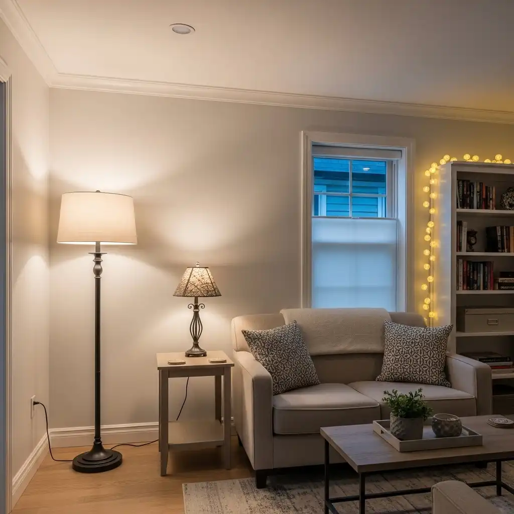 Small Living Room Ideas Add Strategic Lighting