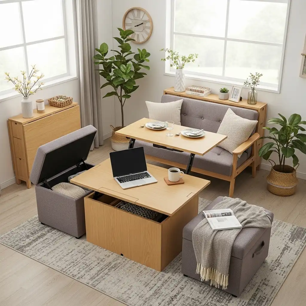 Small Living Room Ideas Multi-Functional Furniture