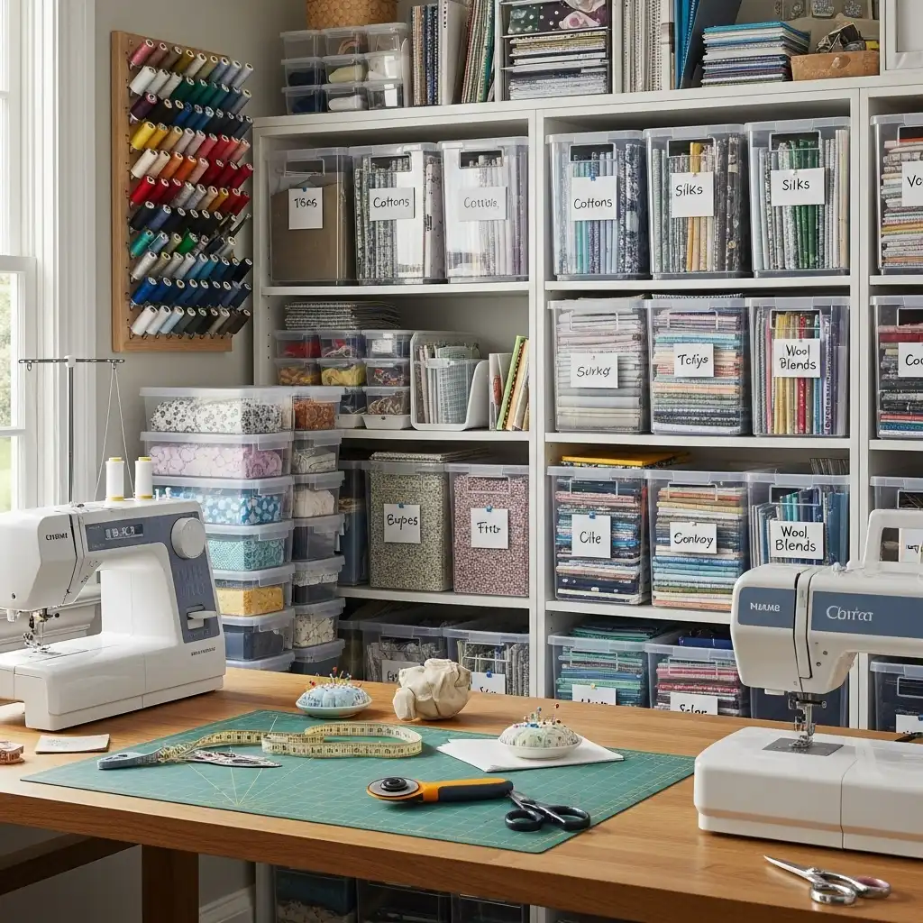 Store-Fabric-Scraps-in-Clear-Bins