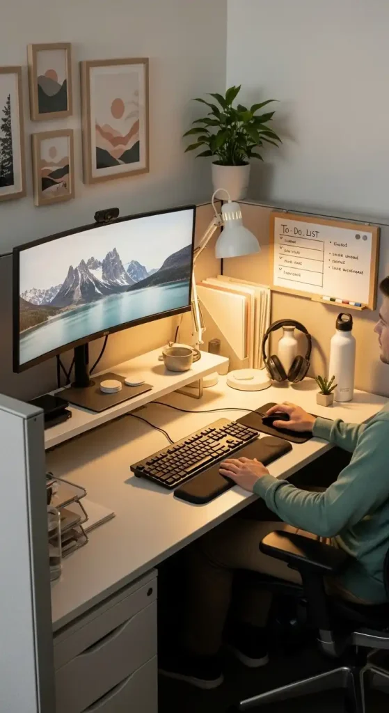 The Ergonomic Setup of cubicle