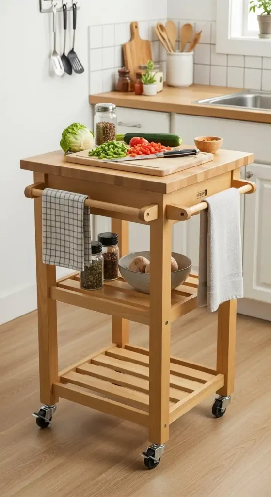 The Rolling Kitchen Cart