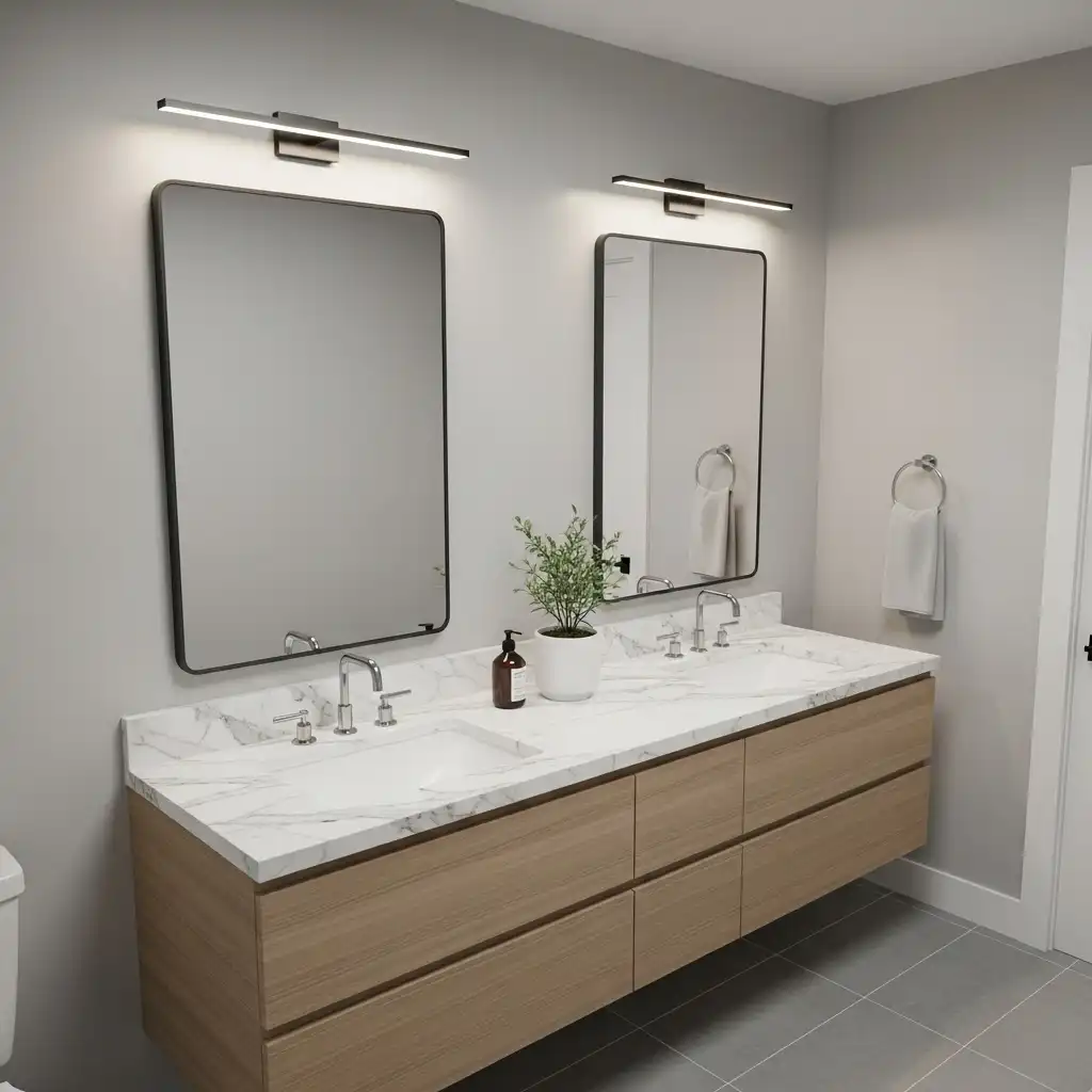 Two Individual Mirrors