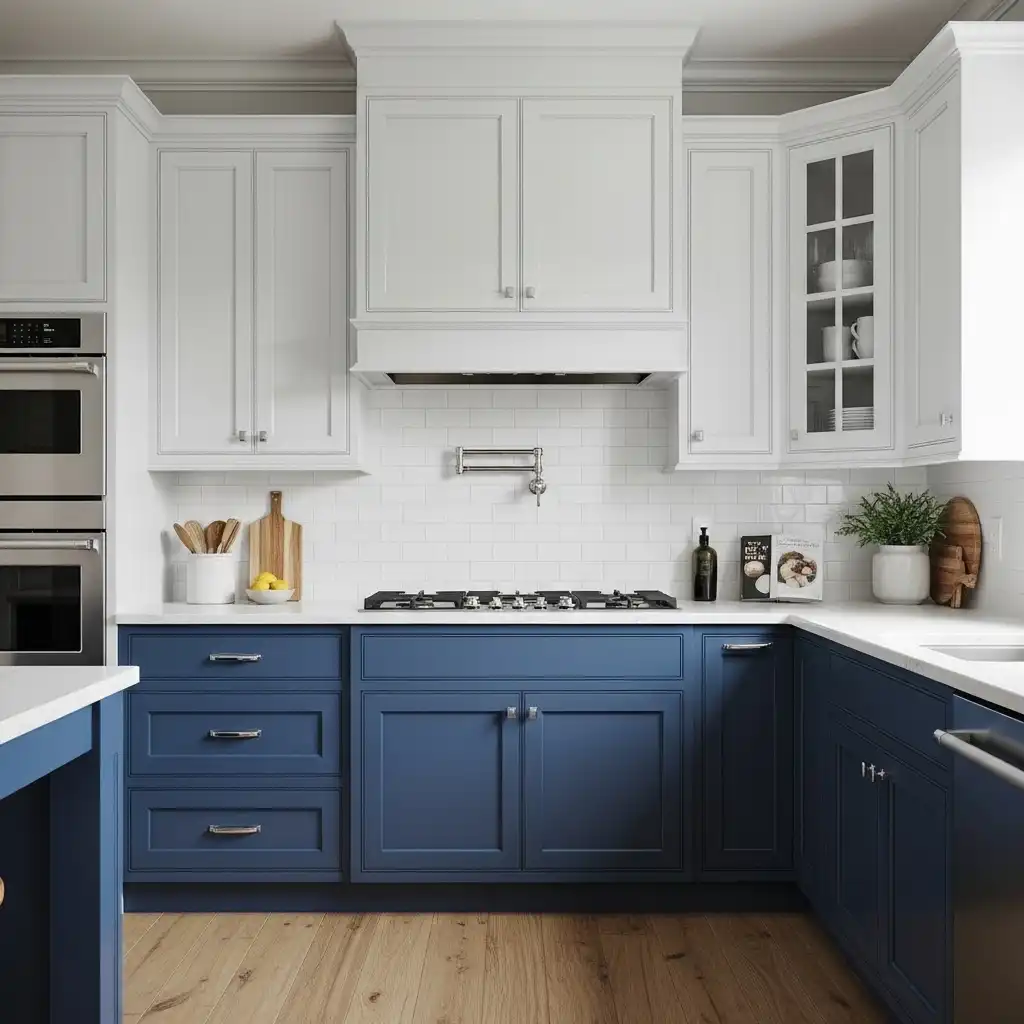 Two-Toned Look (Blue Base)