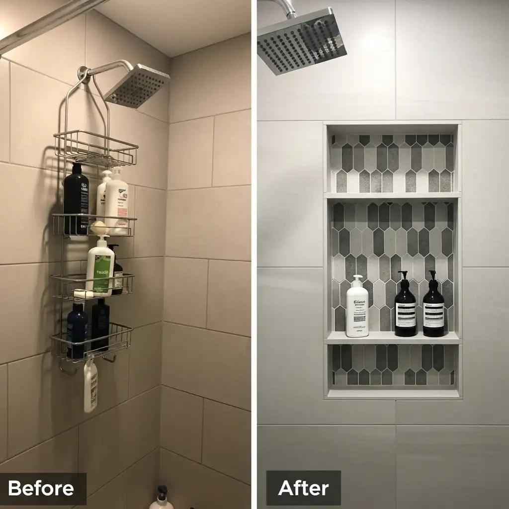 Use a Shower Niche