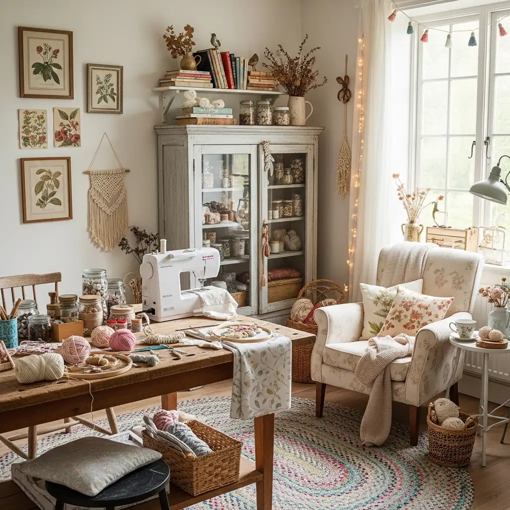 Vintage Craft Room