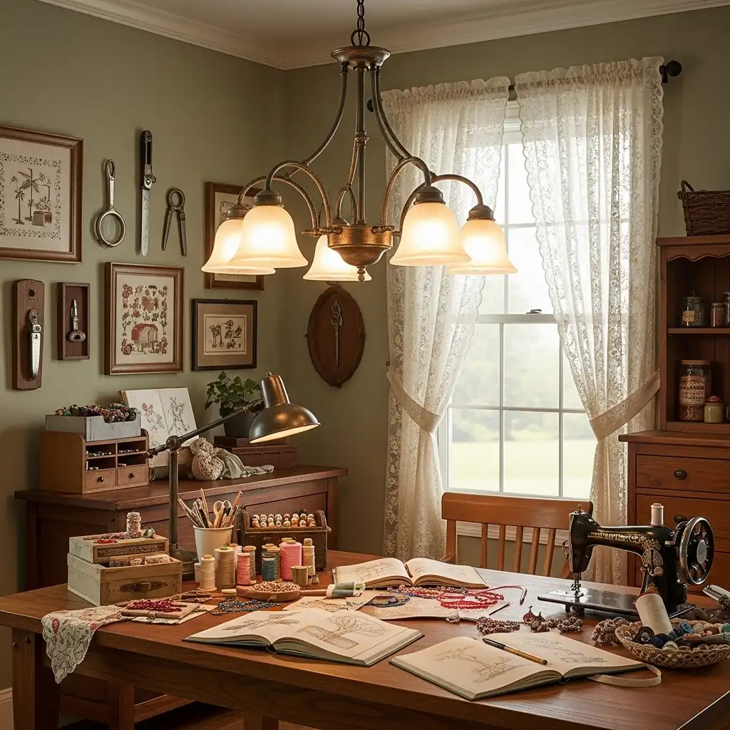 Vintage-Inspired Light Fixture