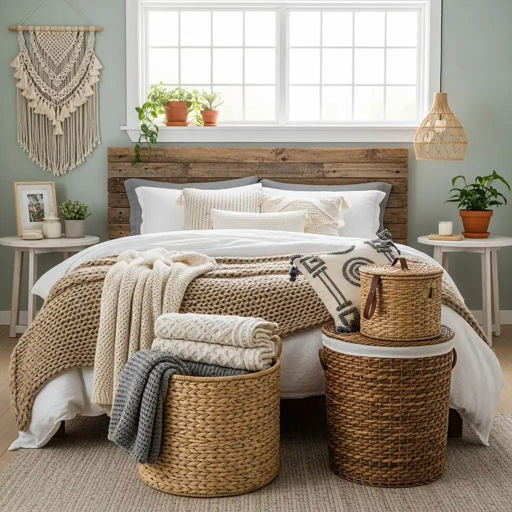 Woven Baskets for Storage