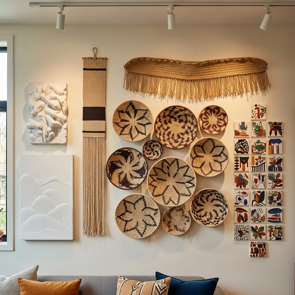 wall art sculptural or 3D art for texture