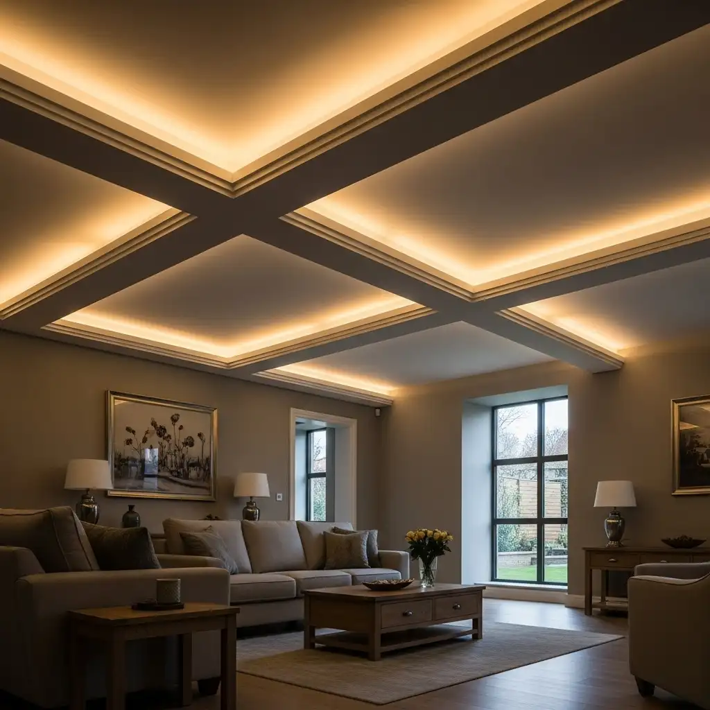 10 Coffered Ceiling Ideas Hidden Illumination