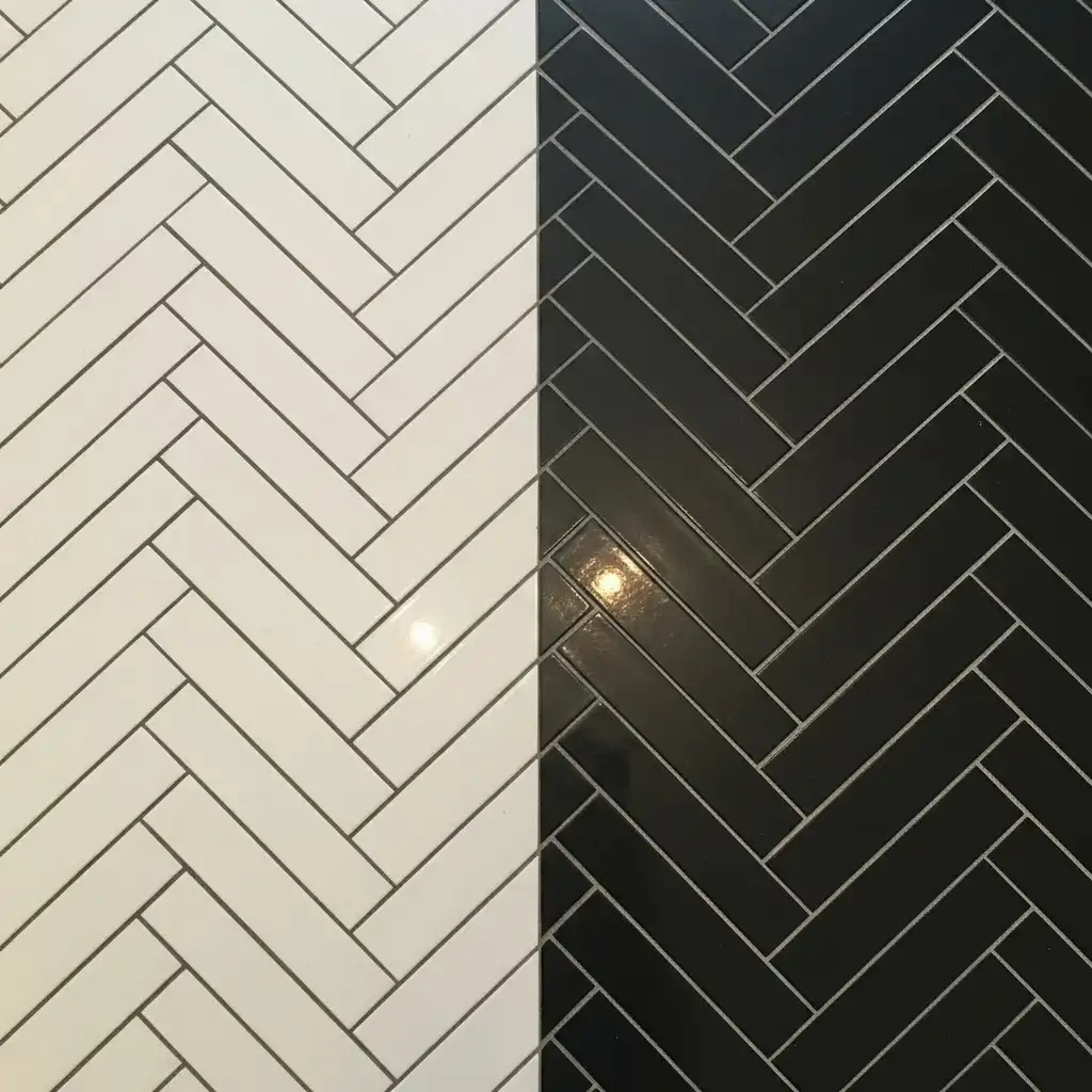 Herringbone Tile Floors Grout Choices