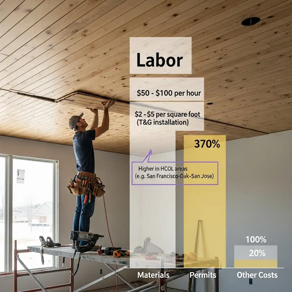 tongue and Groove Ceiling Labor Fees
