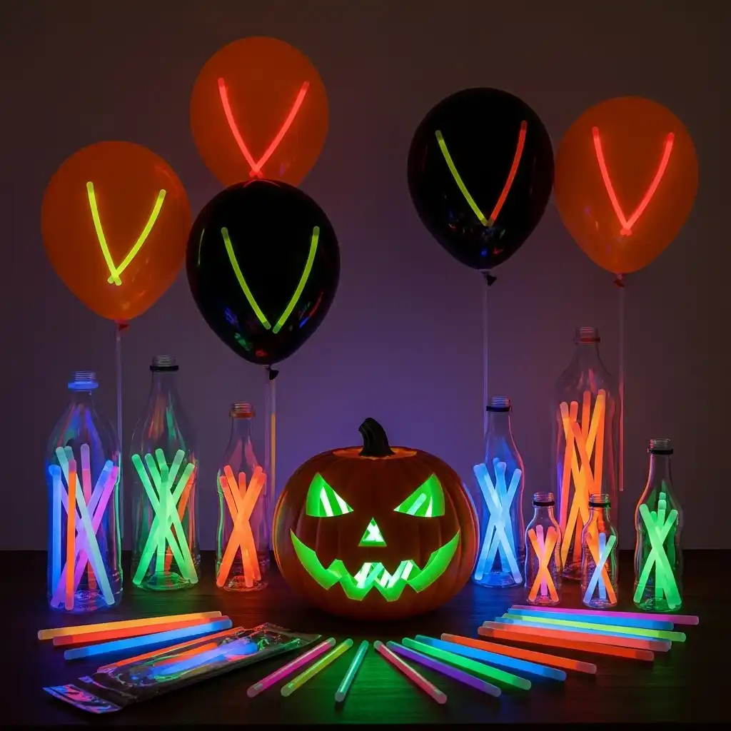 Inexpensive Halloween Decorations Glow Stick Fun