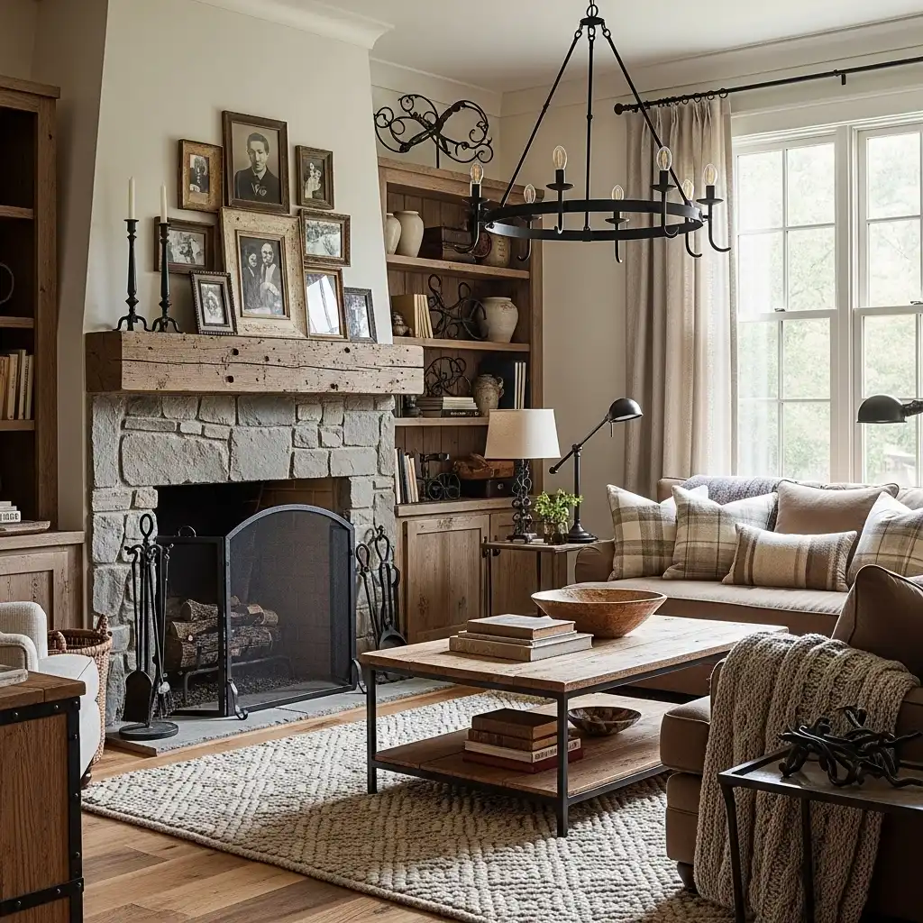 Living Room Forged Iron Accents