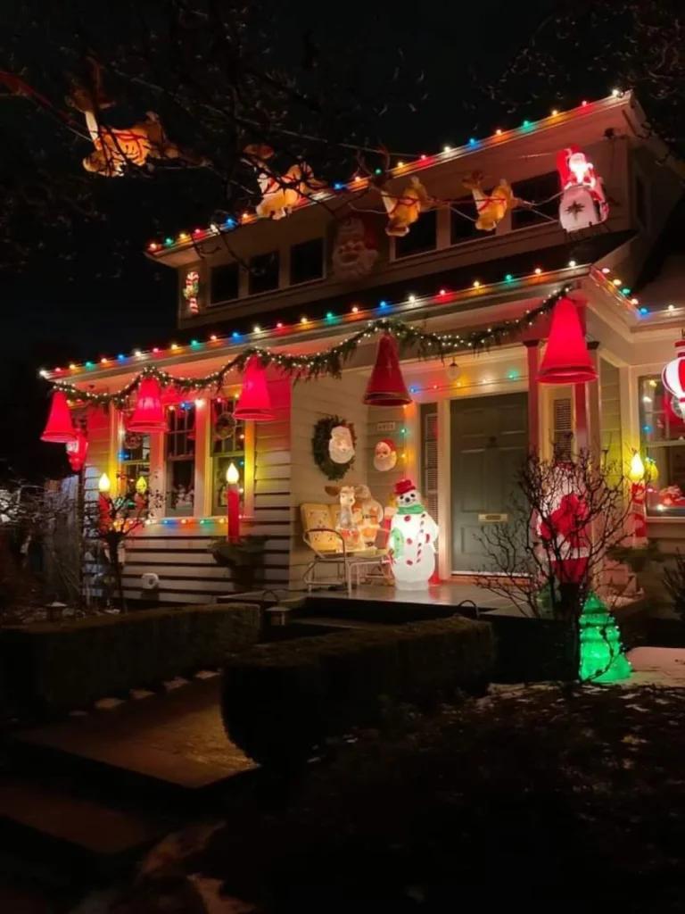 christmas Lighted Spheres