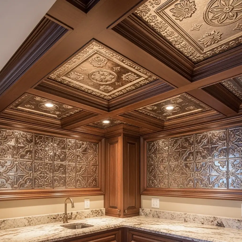 Faux Tin or Copper Tiles