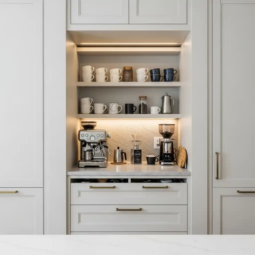 Seamless Built-in Coffee Station