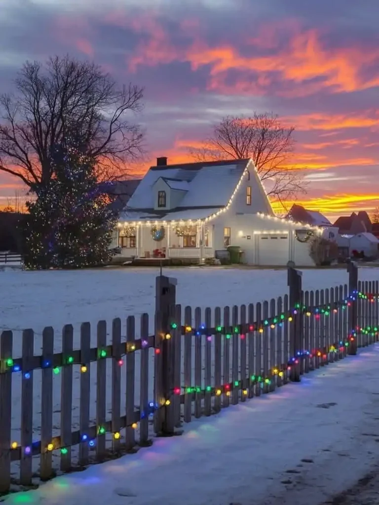 Simple Porch Railing Swags