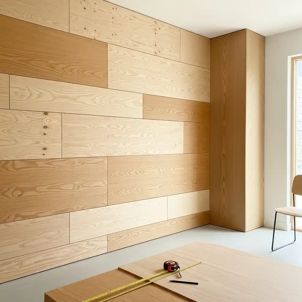 plywood walls Design the Layout
