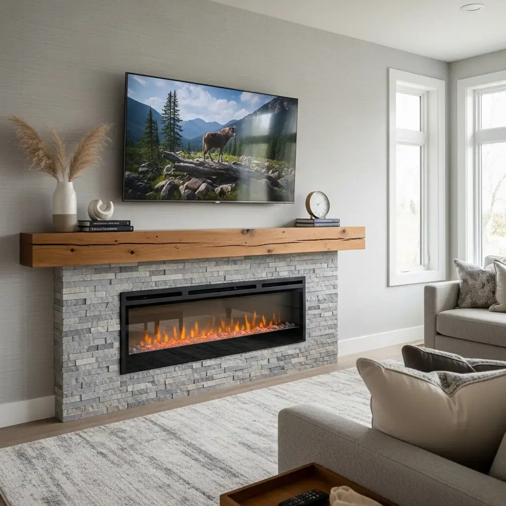 Mantel for Heat Deflection