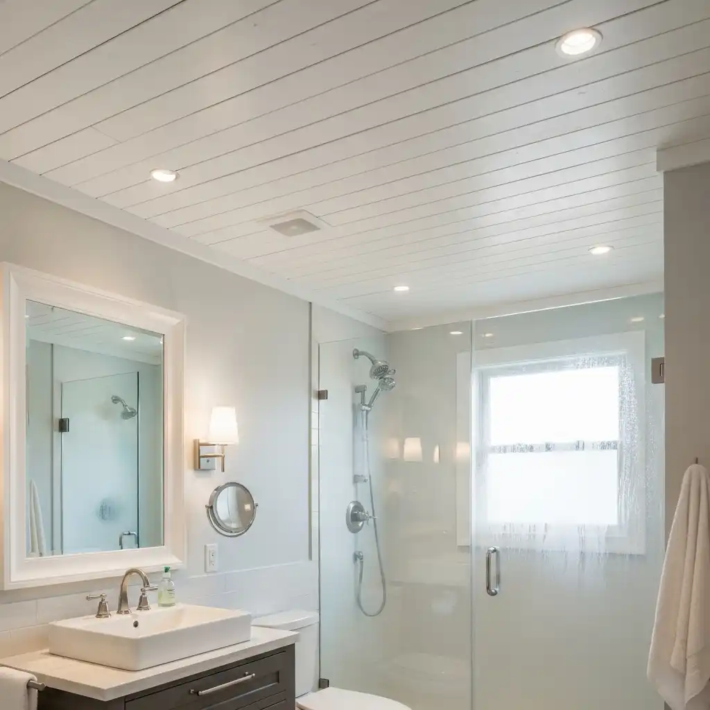 shiplap humid bathroom
