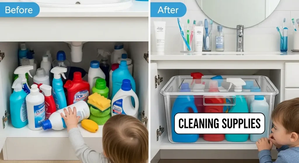 Store and Organize Cleaning Supplies Safely