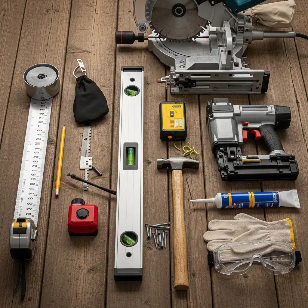 Wood Wall Paneling Essential Tools