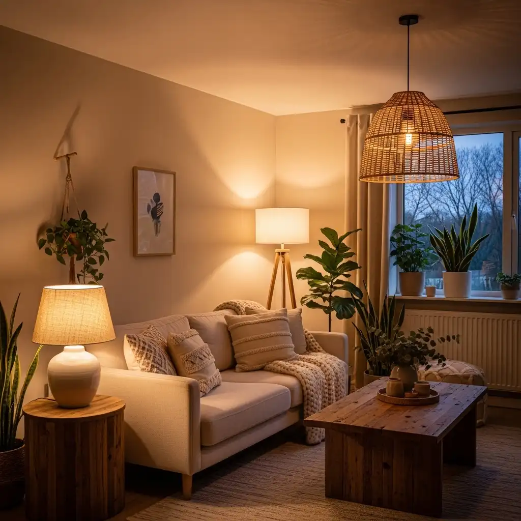 Layer Lighting for Warm Ambience