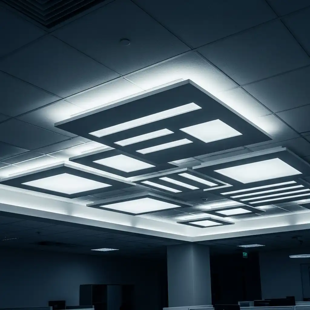 Backlit Geometric Cutouts