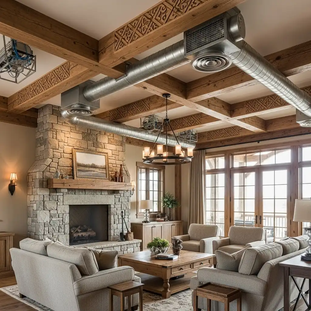 19 Beams to Conceal Wires and Ductwork