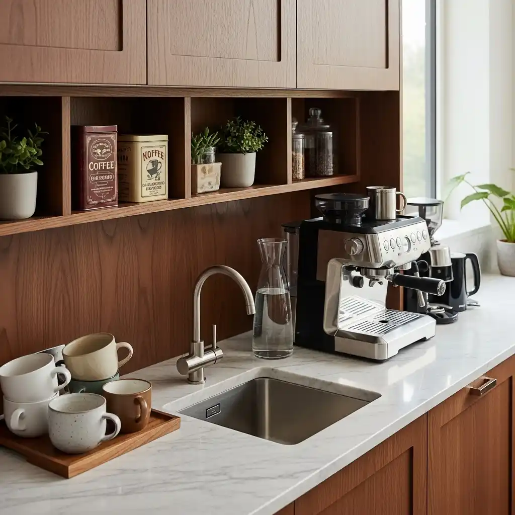 Small Sink for Quick Rinsing