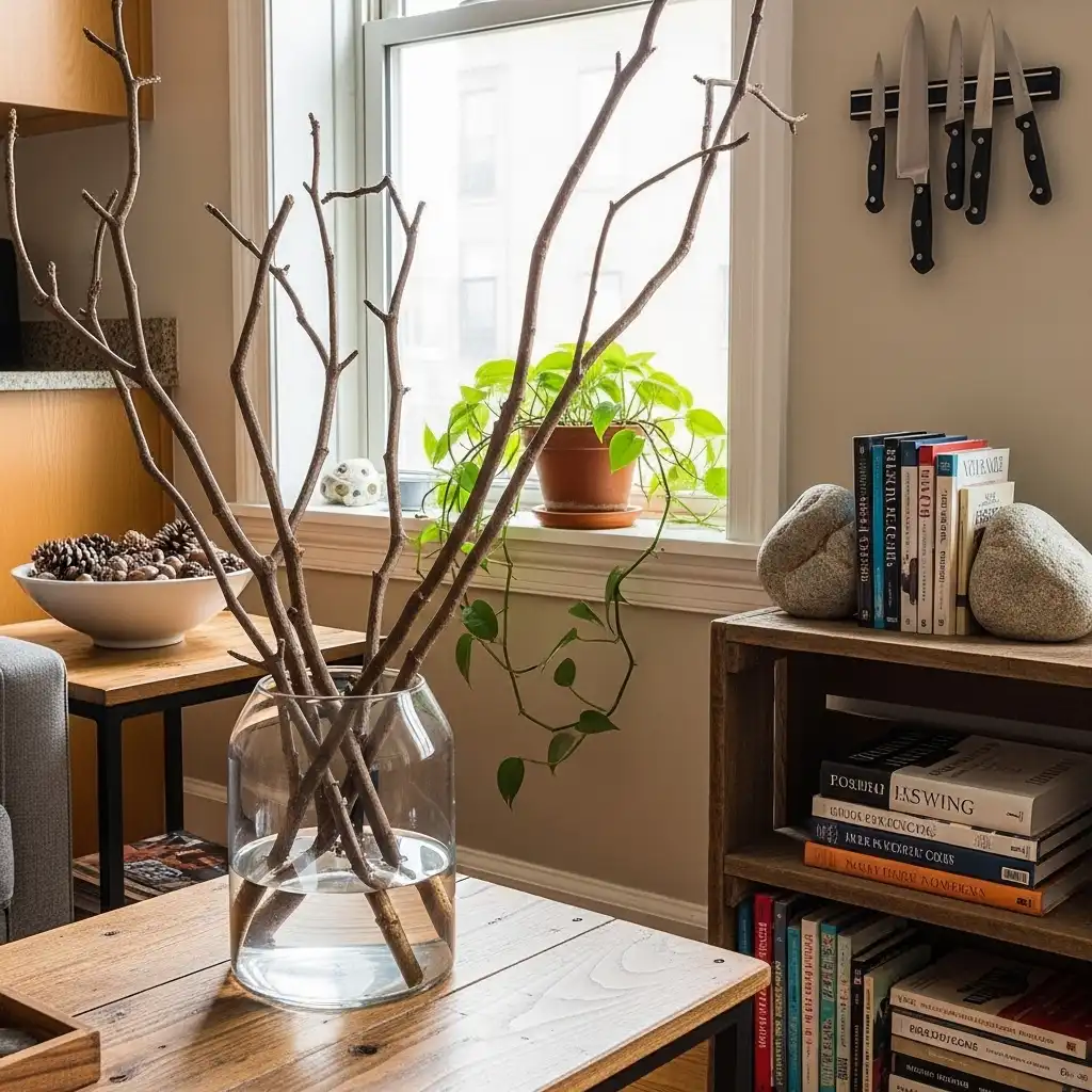 Apartment decorating on budget Natural Elements