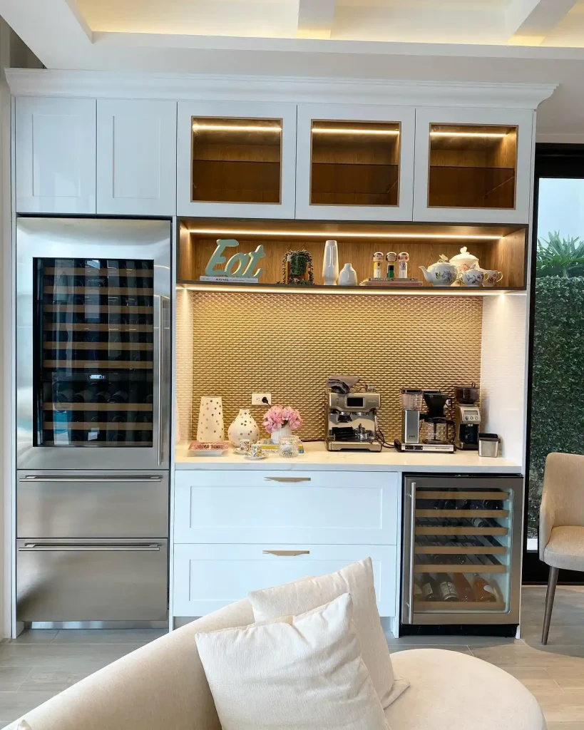 Old Cabinet or Armoire into a Coffee Station