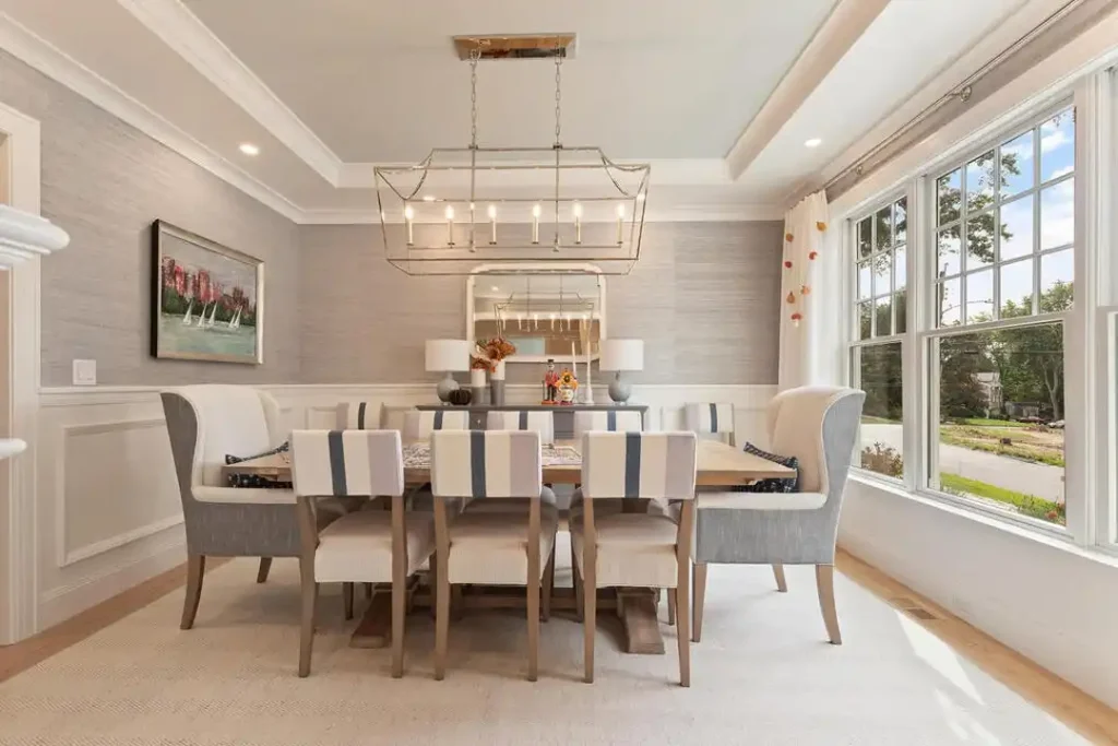 ideal depth for a residential tray ceiling